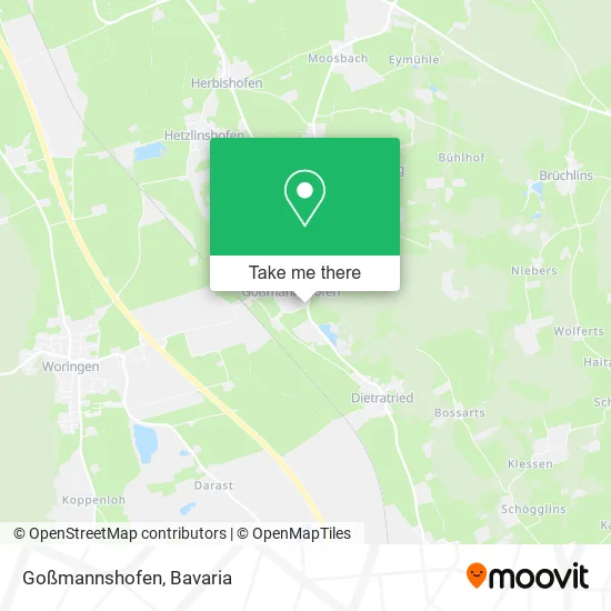 Карта Goßmannshofen