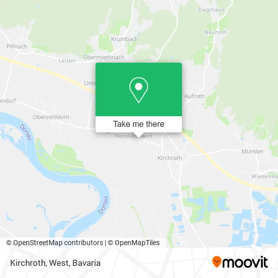 Карта Kirchroth, West