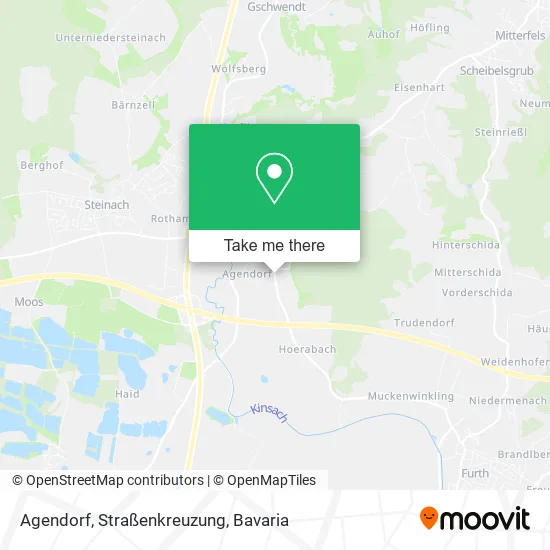 Карта Agendorf, Straßenkreuzung