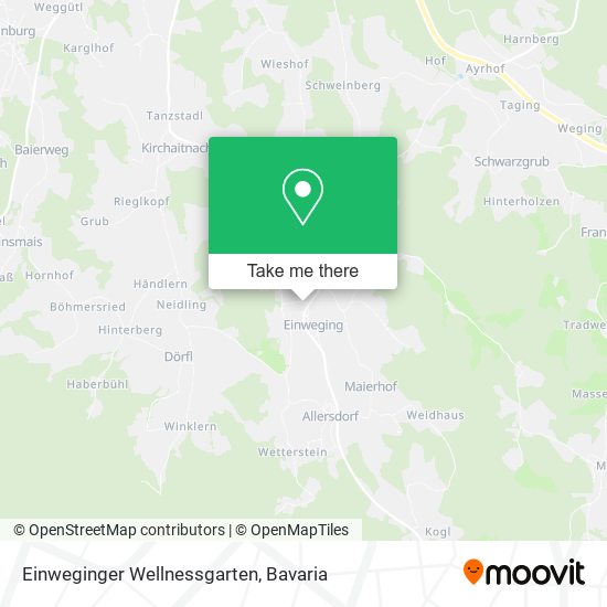 Einweginger Wellnessgarten map