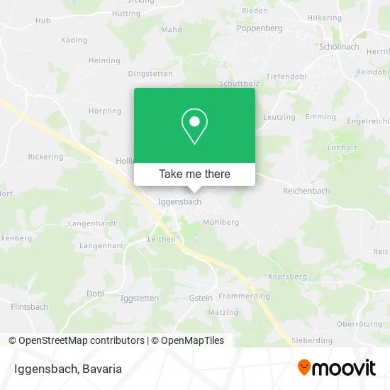 Карта Iggensbach