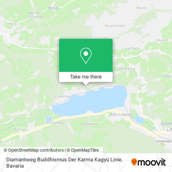 Diamantweg Buddhismus Der Karma Kagyü Linie map