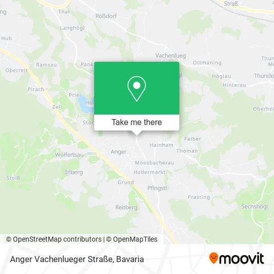 Карта Anger Vachenlueger Straße