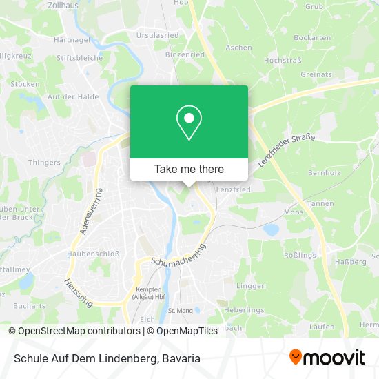 Schule Auf Dem Lindenberg map