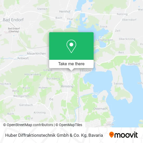 Карта Huber Diffraktionstechnik Gmbh & Co. Kg