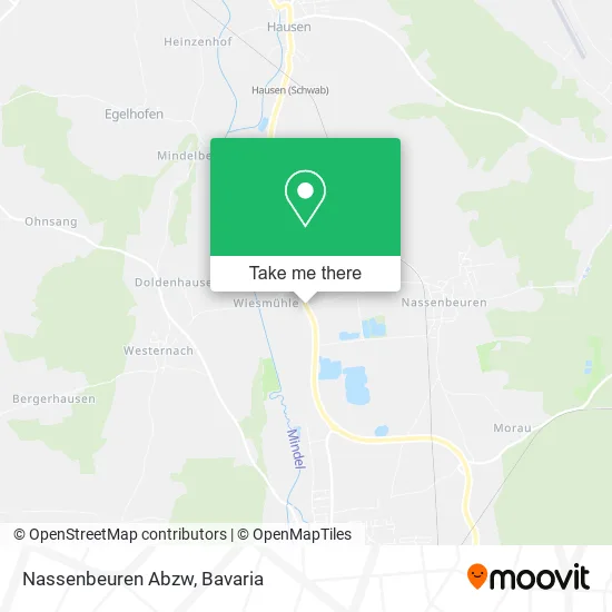 Карта Nassenbeuren Abzw