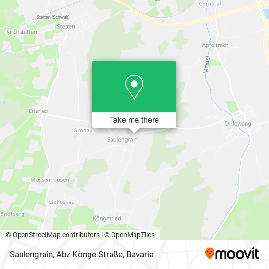 Saulengrain, Abz Könge Straße map