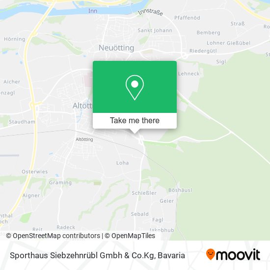 Sporthaus Siebzehnrübl Gmbh & Co.Kg map