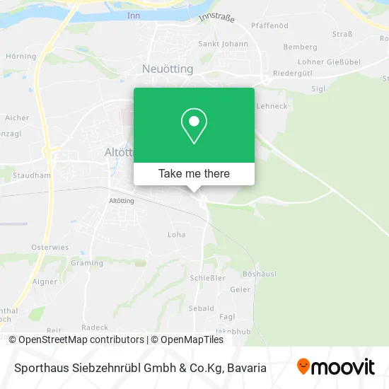 Карта Sporthaus Siebzehnrübl Gmbh & Co.Kg