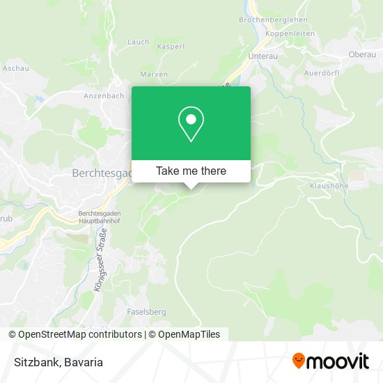 Sitzbank map