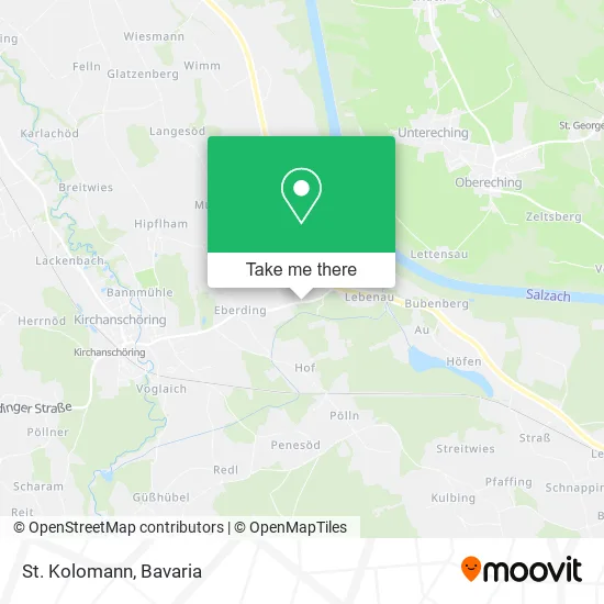 St. Kolomann map