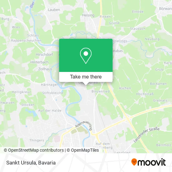Карта Sankt Ursula