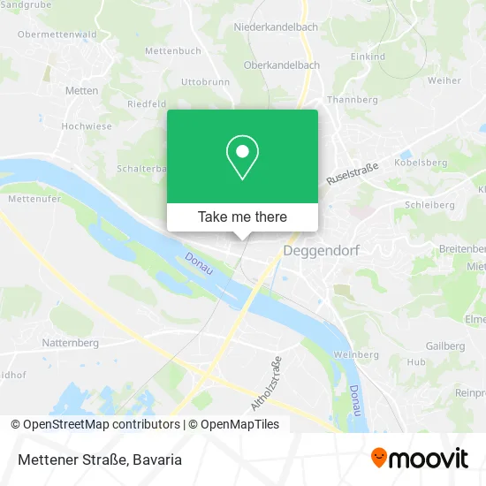 Карта Mettener Straße