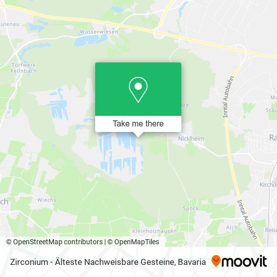 Zirconium - Älteste Nachweisbare Gesteine map