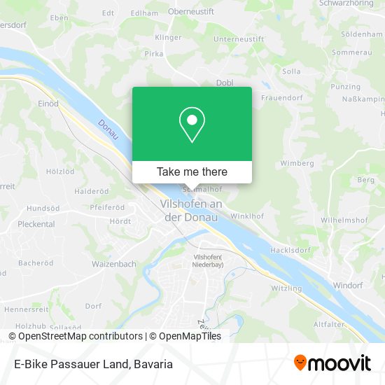 E-Bike Passauer Land map