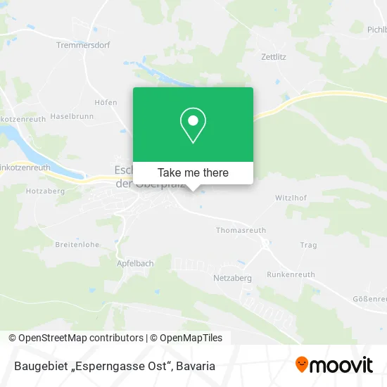 Карта Baugebiet „Esperngasse Ost“