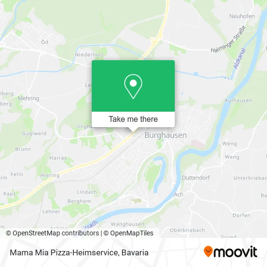 Карта Mama Mia Pizza-Heimservice