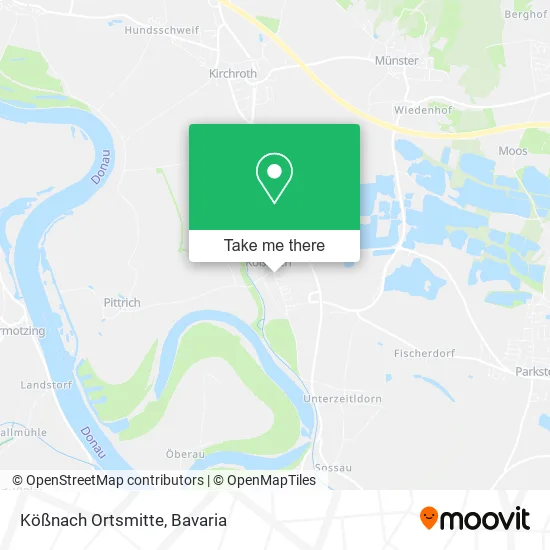 Карта Kößnach Ortsmitte