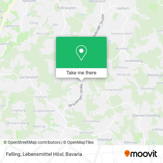 Felling, Lebensmittel Hösl map