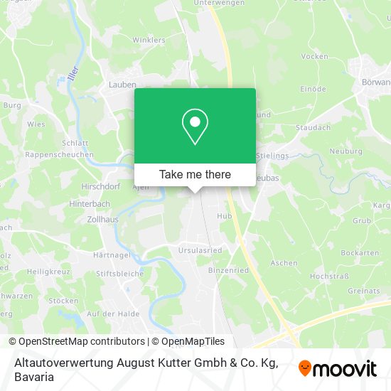 Altautoverwertung August Kutter Gmbh & Co. Kg map