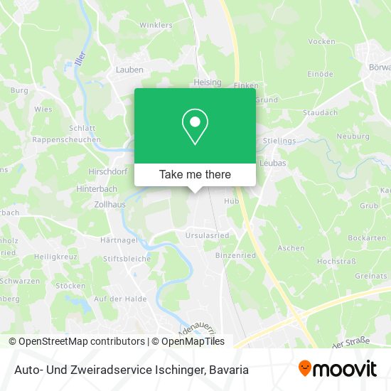 Карта Auto- Und Zweiradservice Ischinger