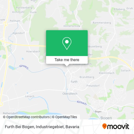 Карта Furth Bei Bogen, Industriegebiet