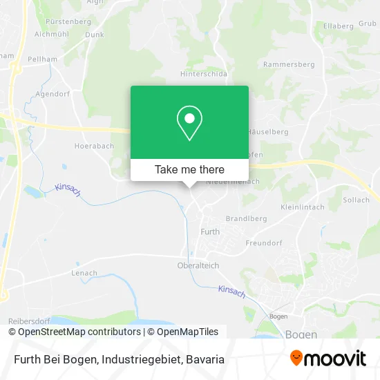 Карта Furth Bei Bogen, Industriegebiet