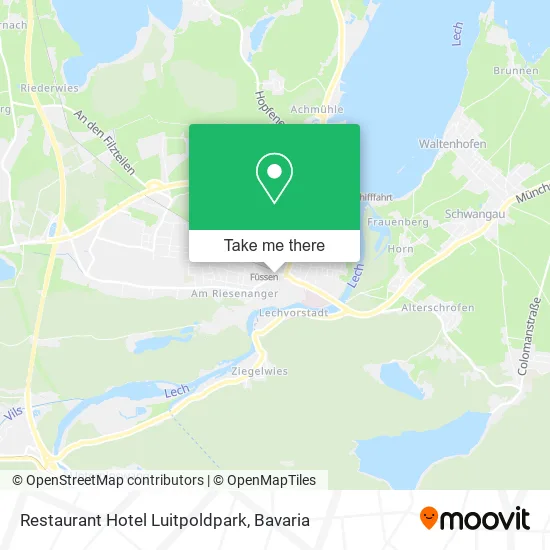 Карта Restaurant Hotel Luitpoldpark