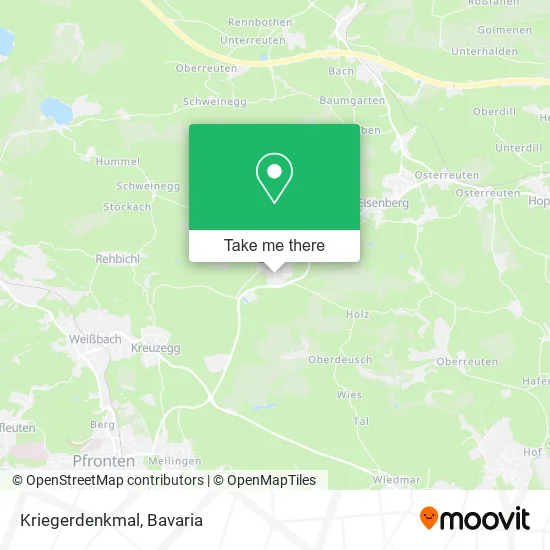 Карта Kriegerdenkmal