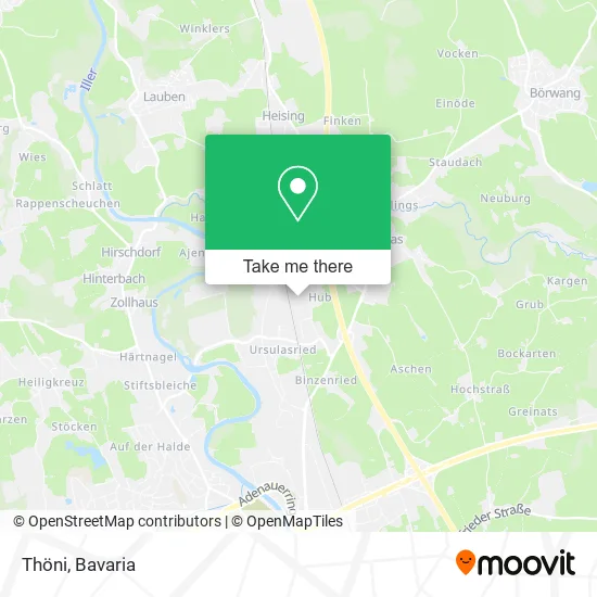 Карта Thöni