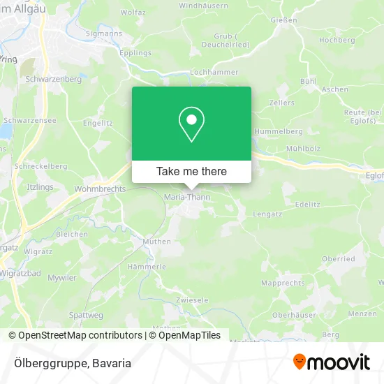 Карта Ölberggruppe