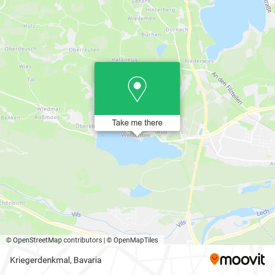 Карта Kriegerdenkmal