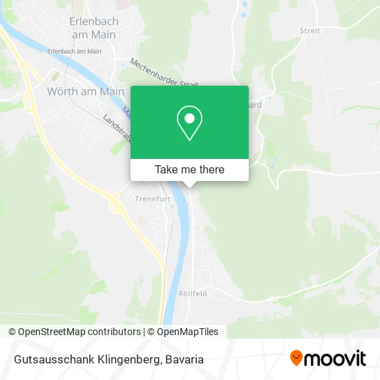 Карта Gutsausschank Klingenberg