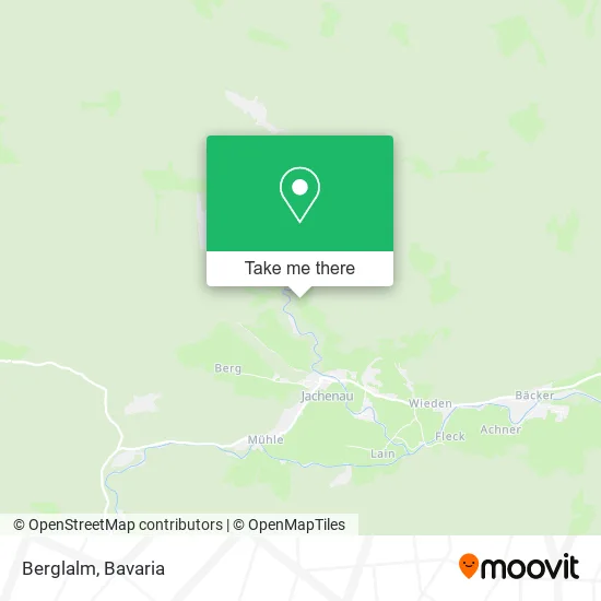 Карта Berglalm