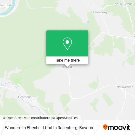 Карта Wandern In Ebenheid Und In Rauenberg