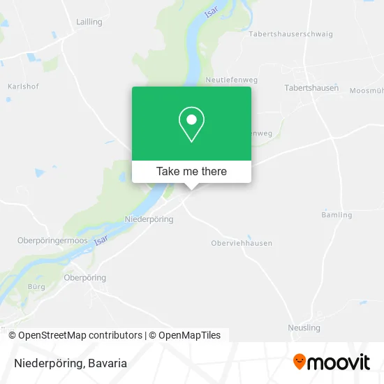 Карта Niederpöring