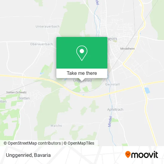 Карта Unggenried