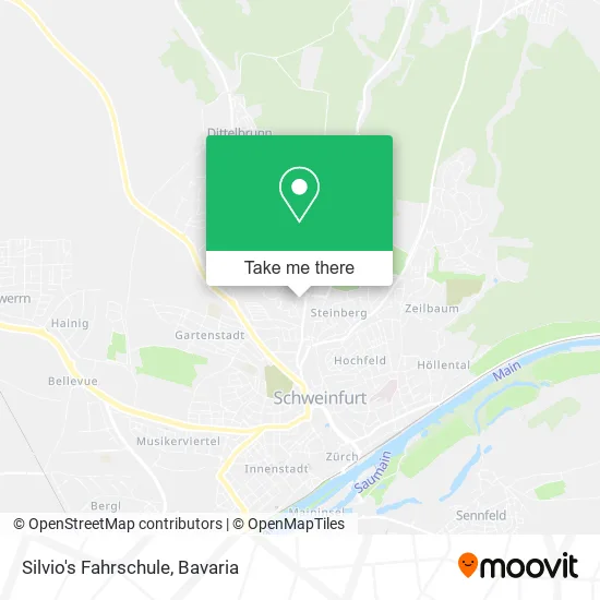 Silvio's Fahrschule map