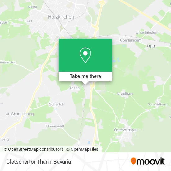 Карта Gletschertor Thann