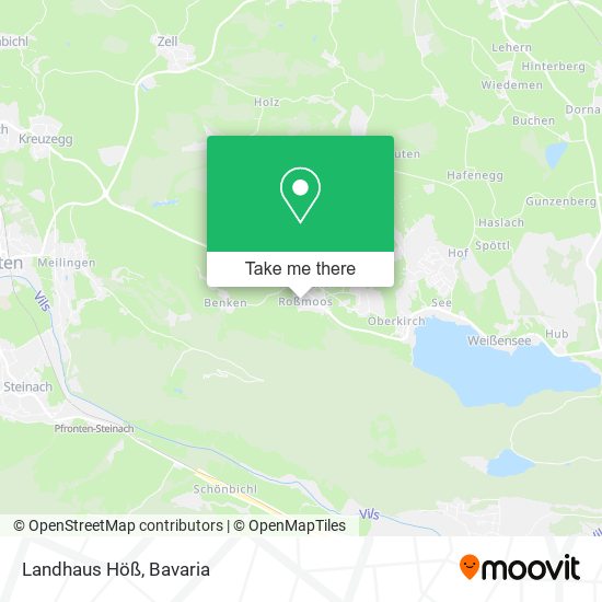 Landhaus Höß map