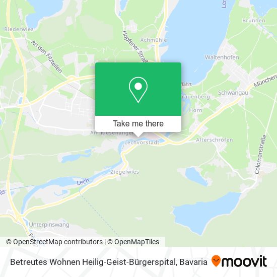 Betreutes Wohnen Heilig-Geist-Bürgerspital map