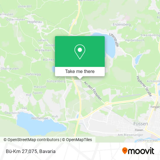 Карта Bü-Km 27,075