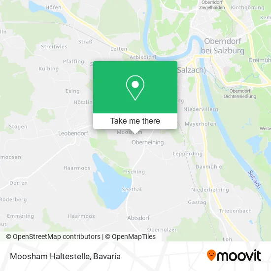 Карта Moosham Haltestelle