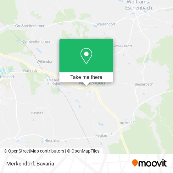 Карта Merkendorf