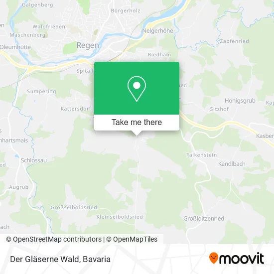 Карта Der Gläserne Wald
