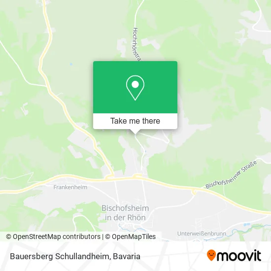 Карта Bauersberg Schullandheim