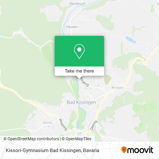 Kissori-Gymnasium Bad Kissingen map