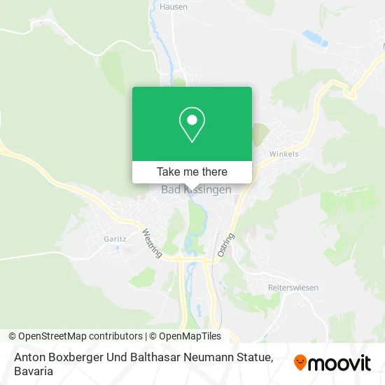 Карта Anton Boxberger Und Balthasar Neumann Statue