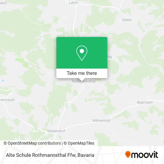 Карта Alte Schule Rothmannsthal Ffw
