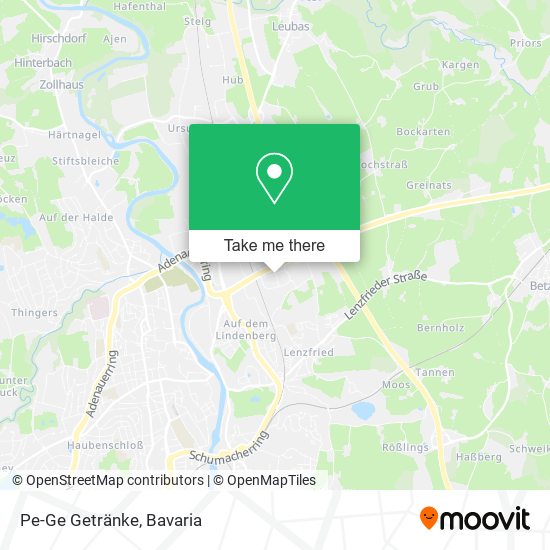 Pe-Ge Getränke map